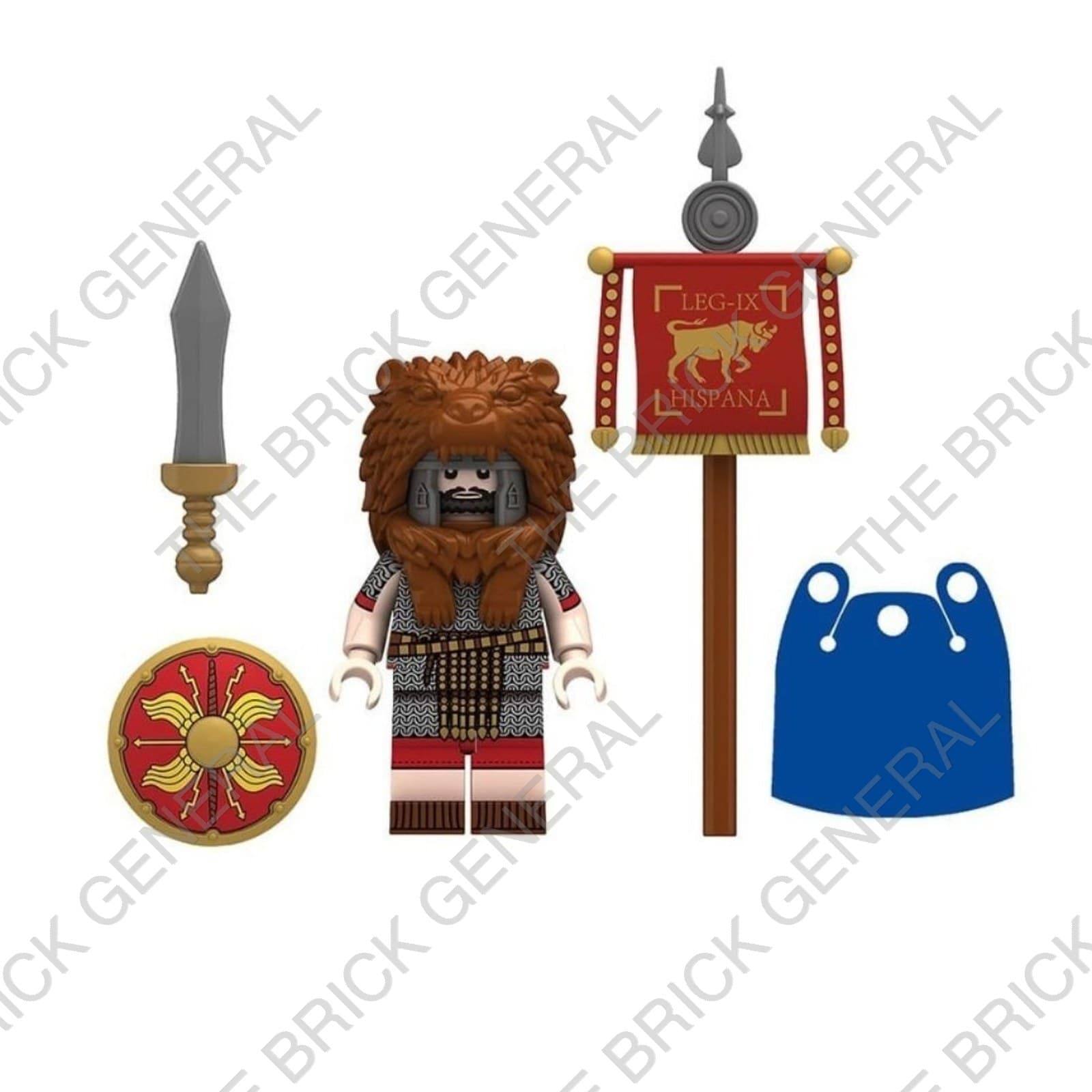 Signifier Trumpeter Aquilifer Roman three-figure set building brick minifigures thumbnail 4