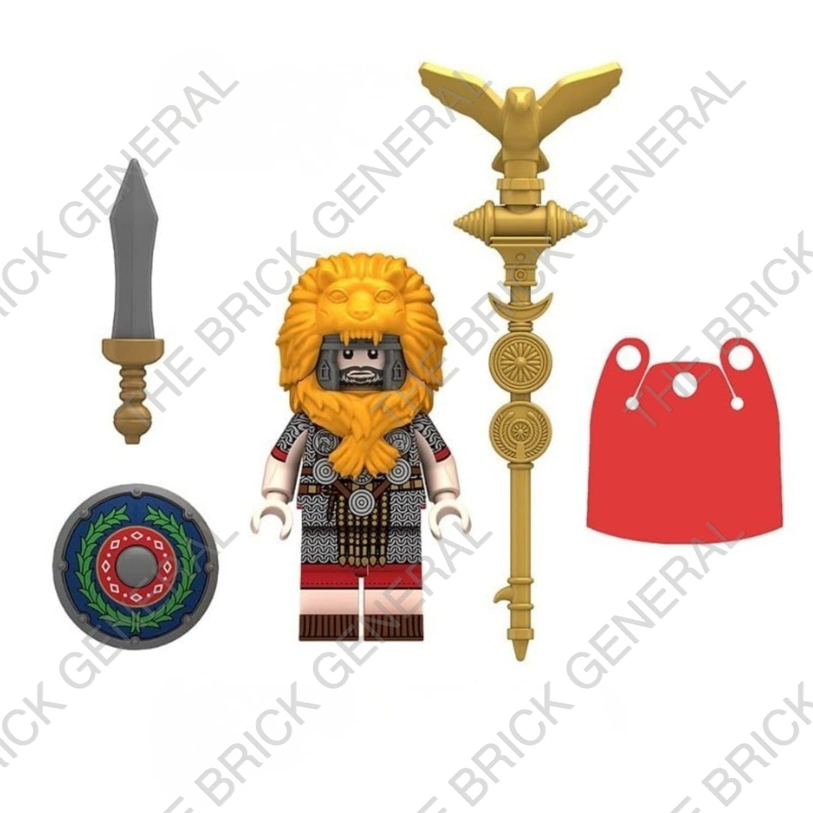 Signifier Trumpeter Aquilifer Roman three-figure set building brick minifigures thumbnail 6